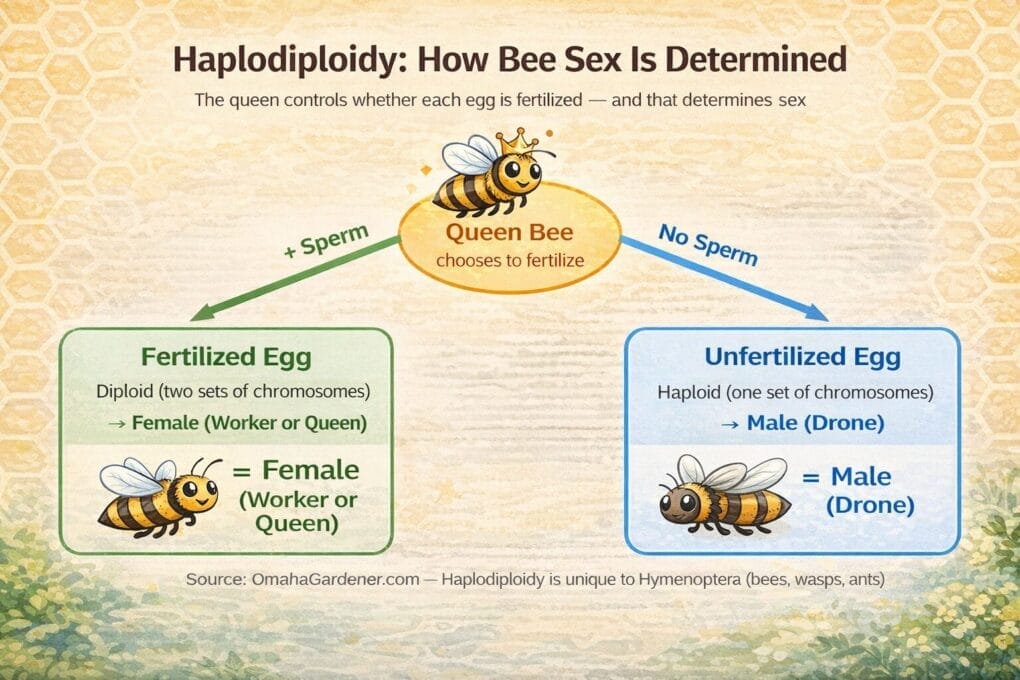 Bee reproductive system explained visually