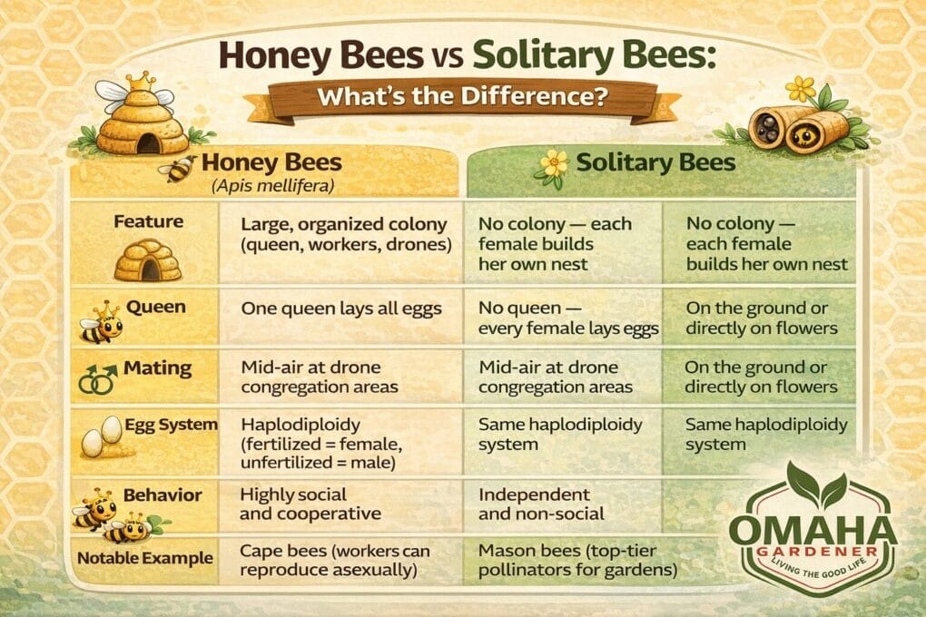 Differences Between Honey Bees and Solitary Bees